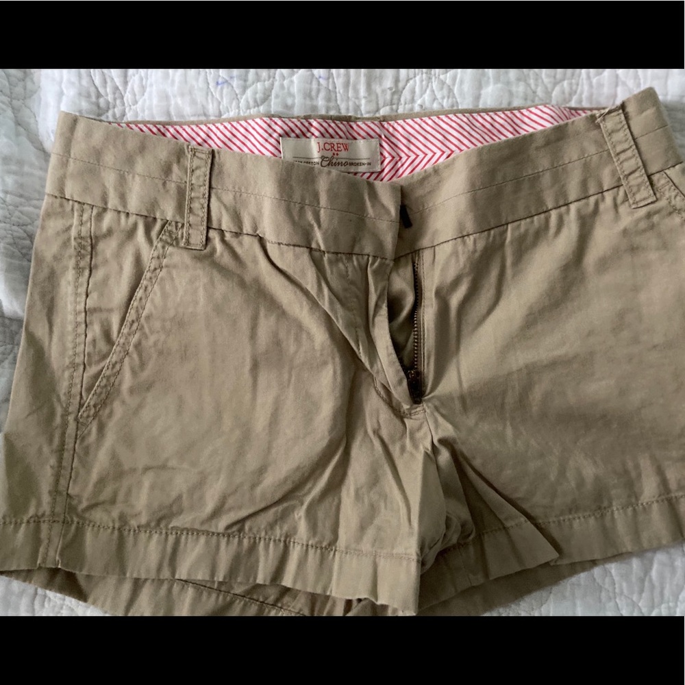 J.Crew khaki chino shorts